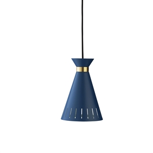 Warm Nordic Cone Lámpara Colgante Azul Celeste