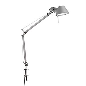 Artemide Tolomeo Mini Table Lamp Aluminium with Clip