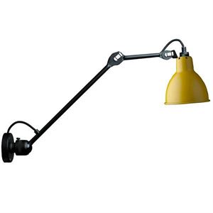 Lampe Gras N304 L40 Lámpara de Pared Cableada Negro mate/Amarillo Mate