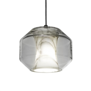 Lee Broom Chamber Light Lámpara Colgante Pequeño Mármol Carrara/Cristal