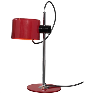 Oluce Mini Coupé 2201 Lámpara de Mesa Rojo Escarlata