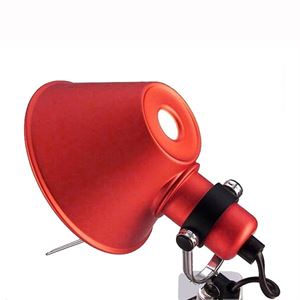 Artemide Tolomeo Micro Pinza Wall Lamp Clip  Red
