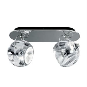Fabbian Lámpara de Pared Y Techo Beluga Double Transparente