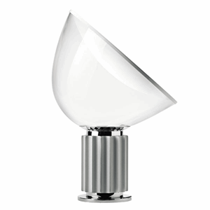 Flos Taccia LED Lámpara de Mesa Aluminio/Vidrio