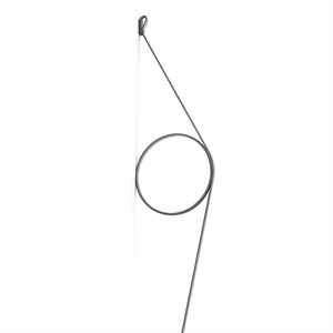 Flos Wire Ring Lámpara de Pared Gris/Gris