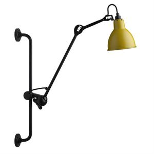 Lampe Gras N210 Lámpara de Pared Negro mate/Amarillo Mate