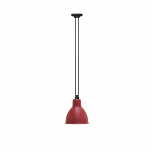 Lampe Gras N322 XL Lámpara Colgante Redonda Rojo Mate