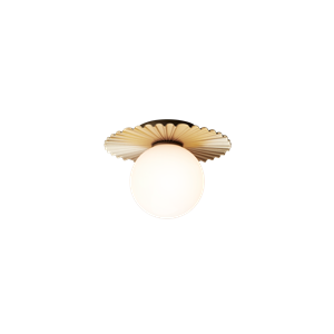 Nuura Lila Muuse Lámpara de Techo Pequeña Nórdica Dorado/Ópalo