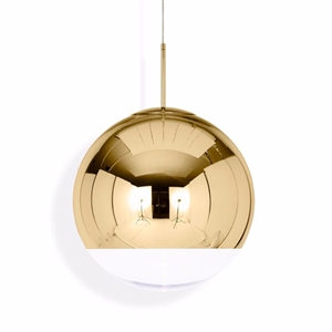 Tom Dixon Mirror Ball Lámpara Colgante Grande Dorado LED