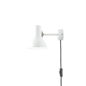 Anglepoise Type 75 Mini Lámpara de Pared Con Cable Apline Blanco