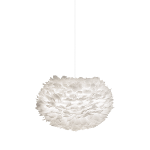 Umage Eos Lámpara Colgante Mediana Blanco Con Rosetón de Cono en Blanco