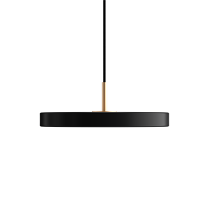 Umage Asteria Mini Lámpara Colgante Negro Con Parte Superior de Latón