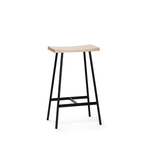 Andersen Furniture HC2 Taburete de Bar 65 cm Roble/ Negro