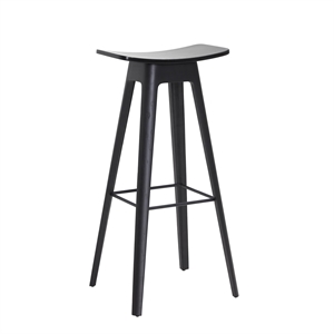 Andersen Furniture HC1 Taburete de Bar 80 cm Negro/ Chapa