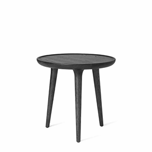 Mesa de Centro Mater Accent Roble Negro Negro Pequeño Ø45