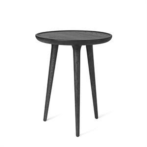 Mesa de Centro Mater Accent Roble Negro Negro Mediana Ø45