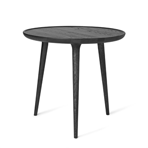 Negro de Centro Mater Accent Roble Teñido Negro Grande Ø60