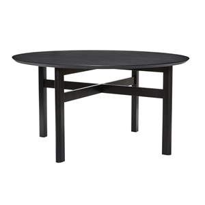 Mesa de Comedor Hübsch Fjord Grande Negro