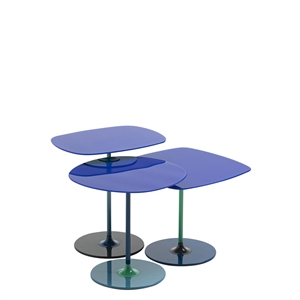 Mesa Auxiliar Kartell Thierry Trio Azul