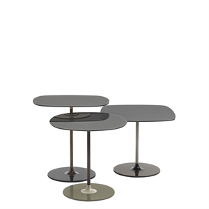 Mesa Auxiliar Kartell Thierry Trio Gris