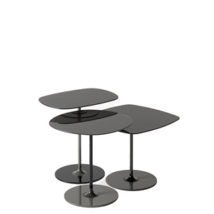 Mesa Auxiliar Kartell Thierry Trio Negro