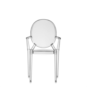 Silla de Comedor Kartell Louis Ghost Gris