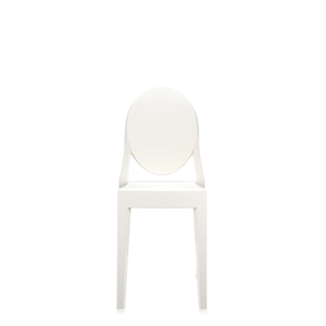 Silla de Comedor Kartell Victoria Ghost Blanco Brillante