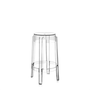 Kartell Charles Ghost Taburete de Bar Alt.65 Cristal