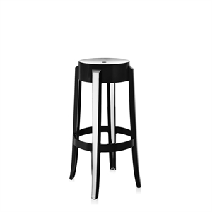 Kartell Charles Ghost Taburete de Bar Alt. 75 Negro