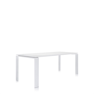 Mesa de Jardín Kartell FOUR L190 Blanco