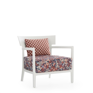 Silla de Exterior Kartell CARA MAT Liberty Artemis, Blanco/óxido.