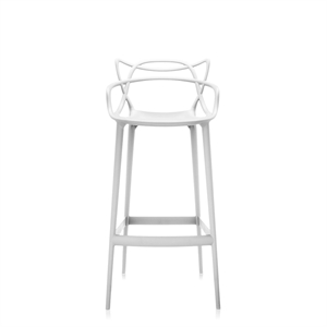 Kartell Masters Taburete Alto 75 Blanco