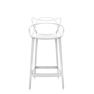 Kartell Masters Taburete Alto 65 Blanco