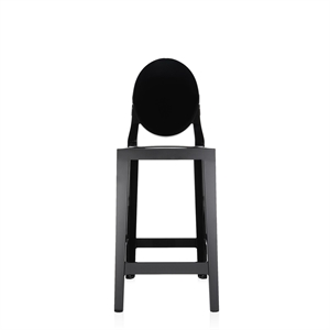 Kartell One More Taburete de Bar Alt. 65 Negro Brillante