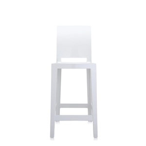 Kartell One More Please Taburete de Bar Alt.65 Blanco Brillante