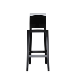 Kartell One More Please Taburete de Bar Alt.75 Negro Brillante