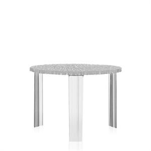 Mesa Auxiliar Kartell T-TABLE Cristal