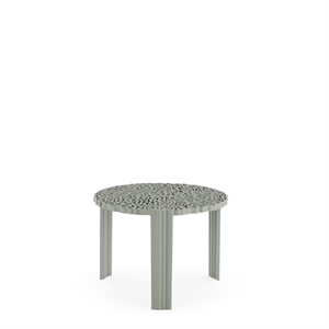 Mesa Auxiliar Kartell T-TABLE, Verde Medio/estaño