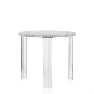 Kartell T-TABLE Ll Mesa Auxiliar Cristal