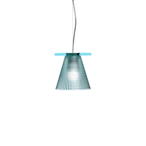 Kartell Light-Air Lámpara Colgante Esculpida Azul Claro