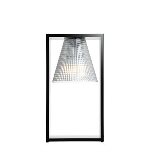 Kartell Light-Air Lámpara de Mesa Esculpida Negro/Cristal