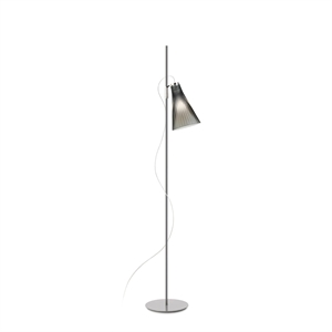 Lámpara de pie Kartell K-LUX Gris ahumado/ Gris