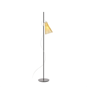Lámpara de Pie Kartell K-LUX Amarillo Paja/ Negro