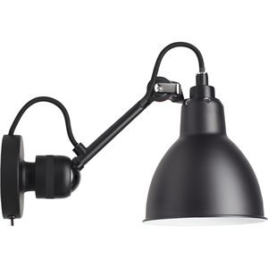 Lampe Gras N304 Lámpara de Pared Con Interruptor Negro Mate