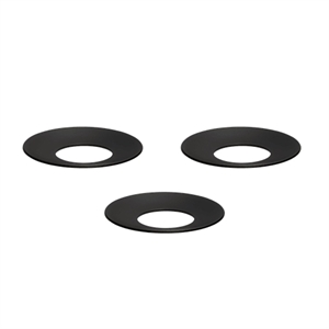 Puños FABRIC Nagel Light, Paquete de 3, Negro