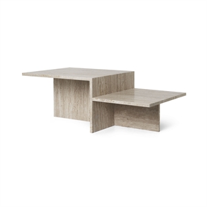 Ferm Living Mesa de Centro Distinct Travertino Alt. 35