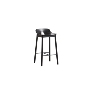 Silla de mostrador Woud Mono Negro