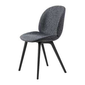 Silla De Comedor GUBI Beetle Patas De Plástico Tapizada Alrededor De Bouclé 023