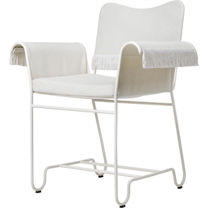 Silla De Comedor Gubi Tropique Con Flecos Blanco/Leslie 06