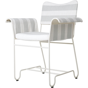 Silla de Comedor Gubi Tropique Blanco/Leslie Stripe 20